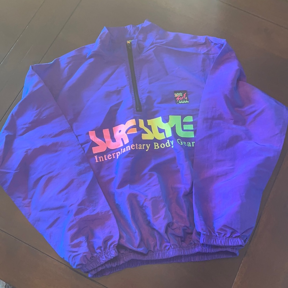 90’s Vintage Iridescent Surf Style Jacket